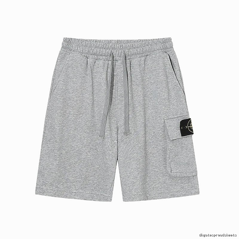Stone Island Casual Workwear Style Gray Sweat Shorts