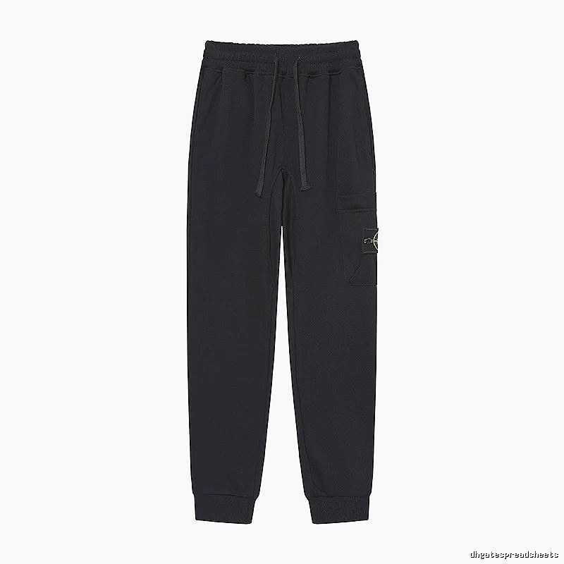 Stone Island Compass Series Street Style Black Sweatpants