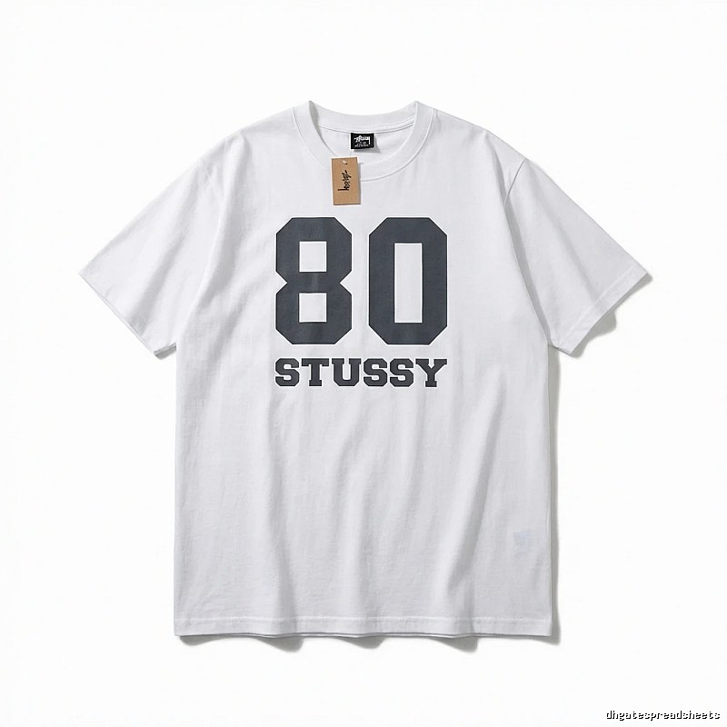 Stussy 80 Series Simple White T-shirt