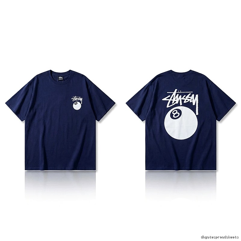 Stussy Billiards Element Minimalist Style T-shirt
