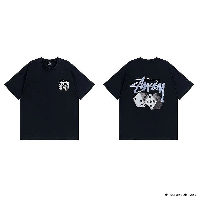 Stussy Black Spider Graphic T-Shirt Layered Outfit Logo