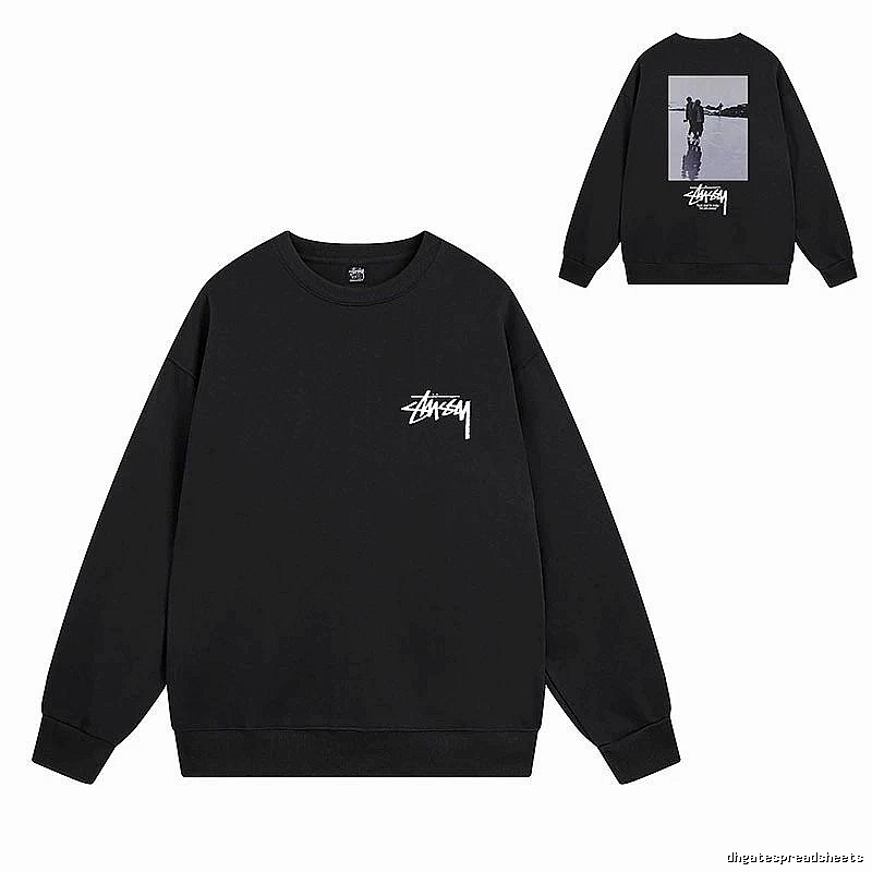 Stussy Black Style 537 Graphic SweatShirt Gift Ready