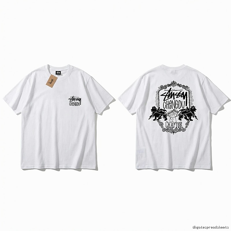 Stussy Chengdu Series Simple White T-shirt