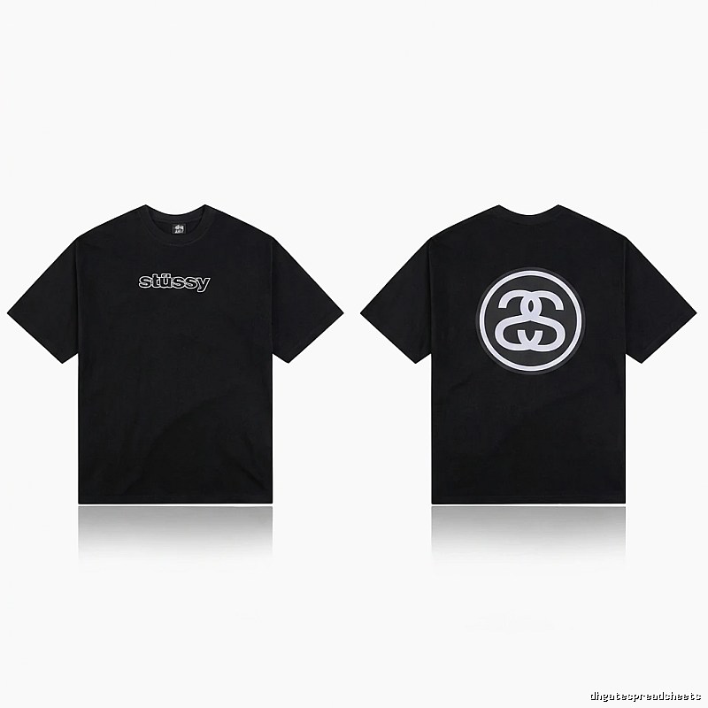 Stussy classic black T-shirt