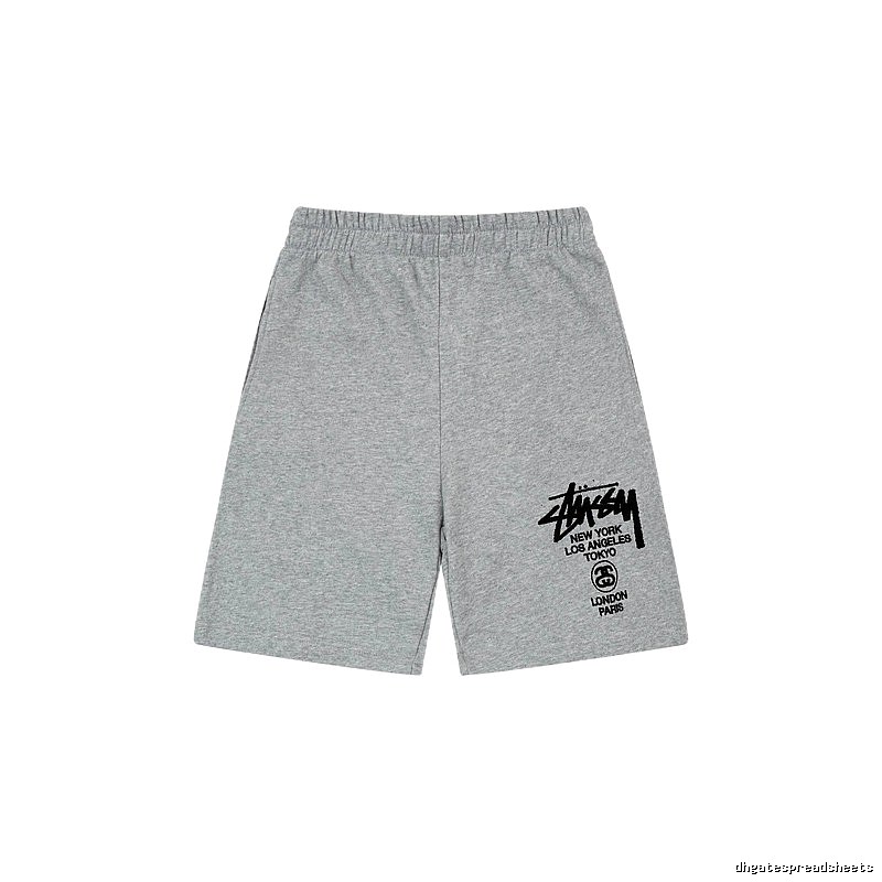 Stussy classic casual gray shorts