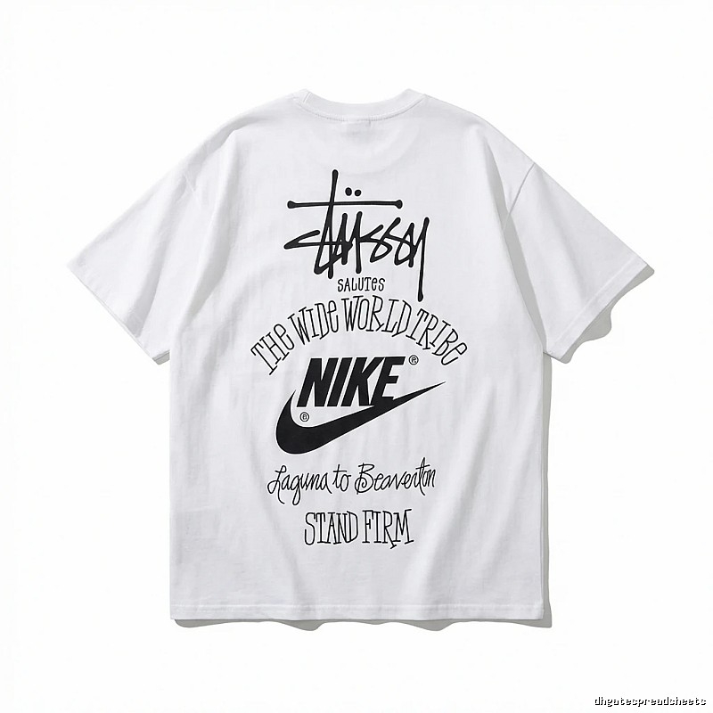 Stussy Co-branded Simple White T-shirt