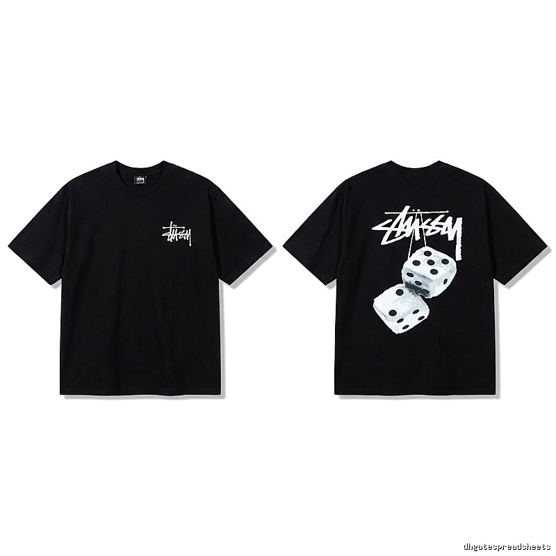 Stussy Dice Style Black T-shirt