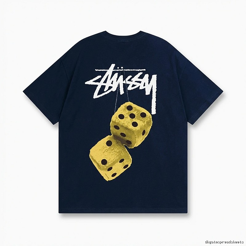 Stussy Dice Style Navy Blue T-Shirt