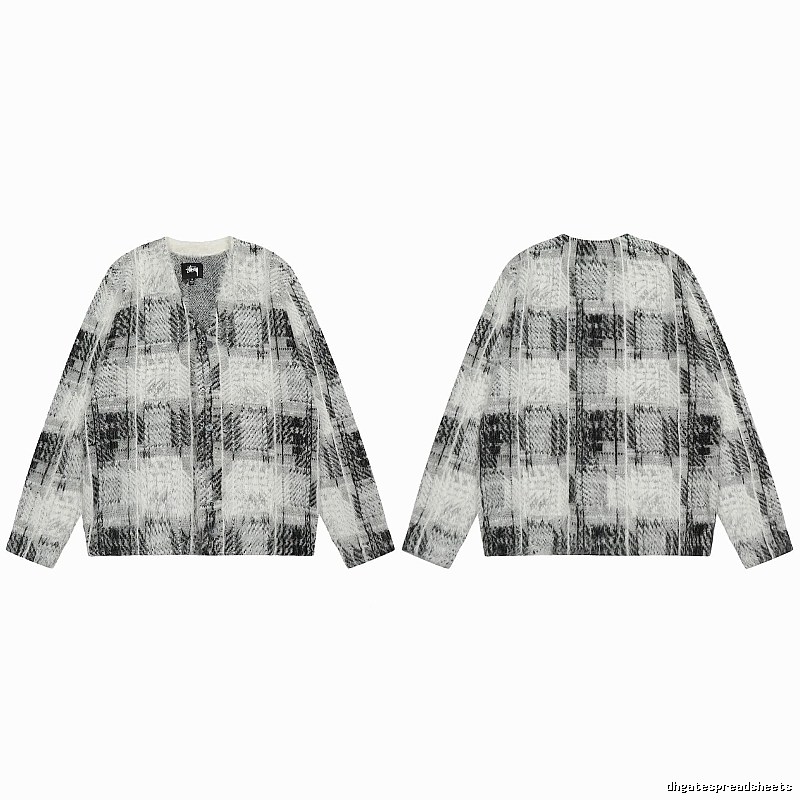 Stussy Gray Swirl Graphic SweatShirt Gift Ready