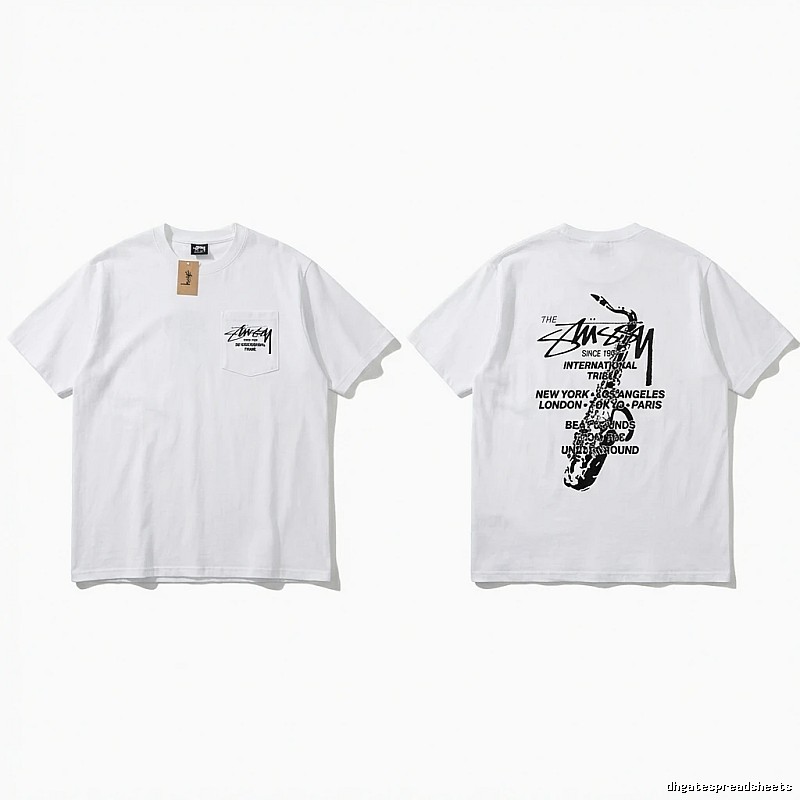 Stussy International Series Simple White T-shirt