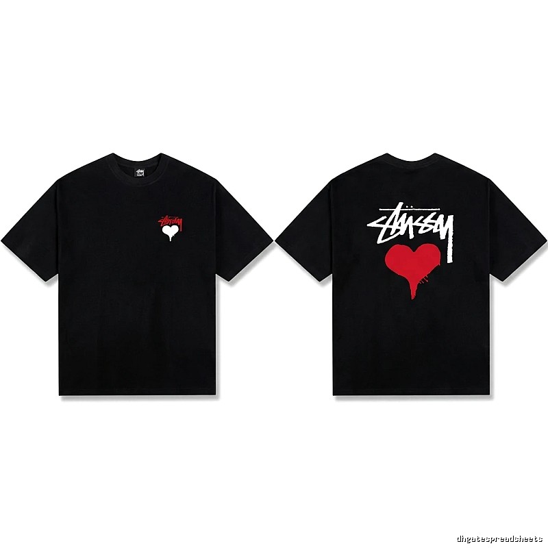 Stussy Love Graffiti Style Black T-shirt