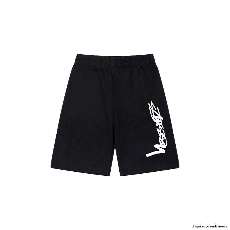 Stussy street-style black shorts