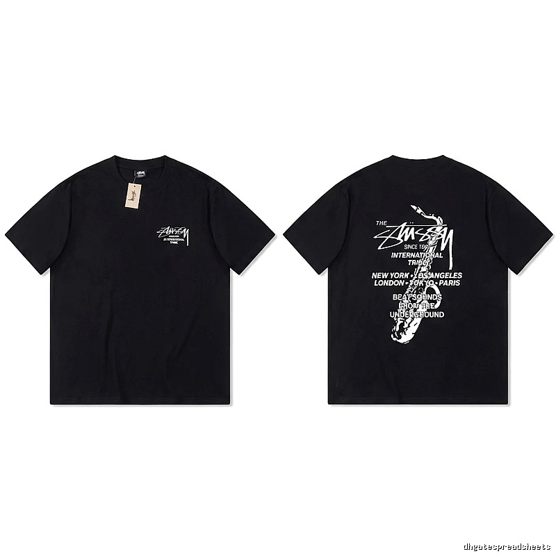 Stussy trendy and cool style black T-shirt