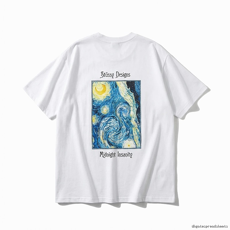 Stussy Van Gogh Series White T-shirt