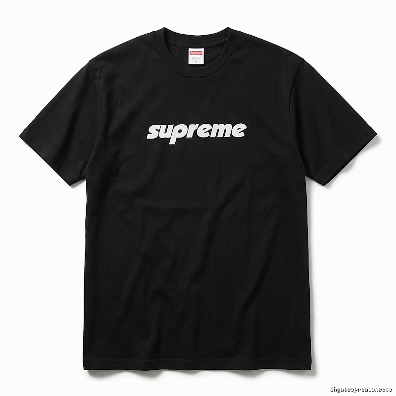 Supreme basic black T-shirt
