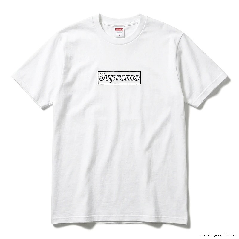 Supreme Basic Simple White T-shirt