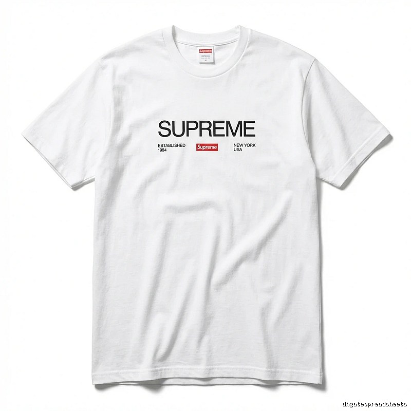 Supreme basic white T-shirt