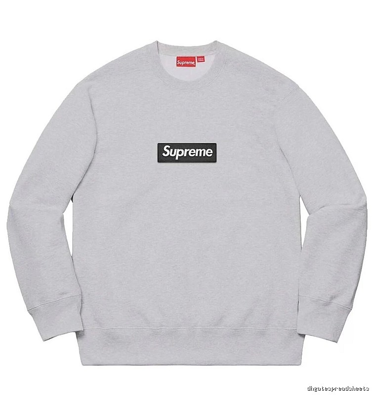 Supreme Classic Logo hoodie Gray Red Oversized with Travel-Friendly Style