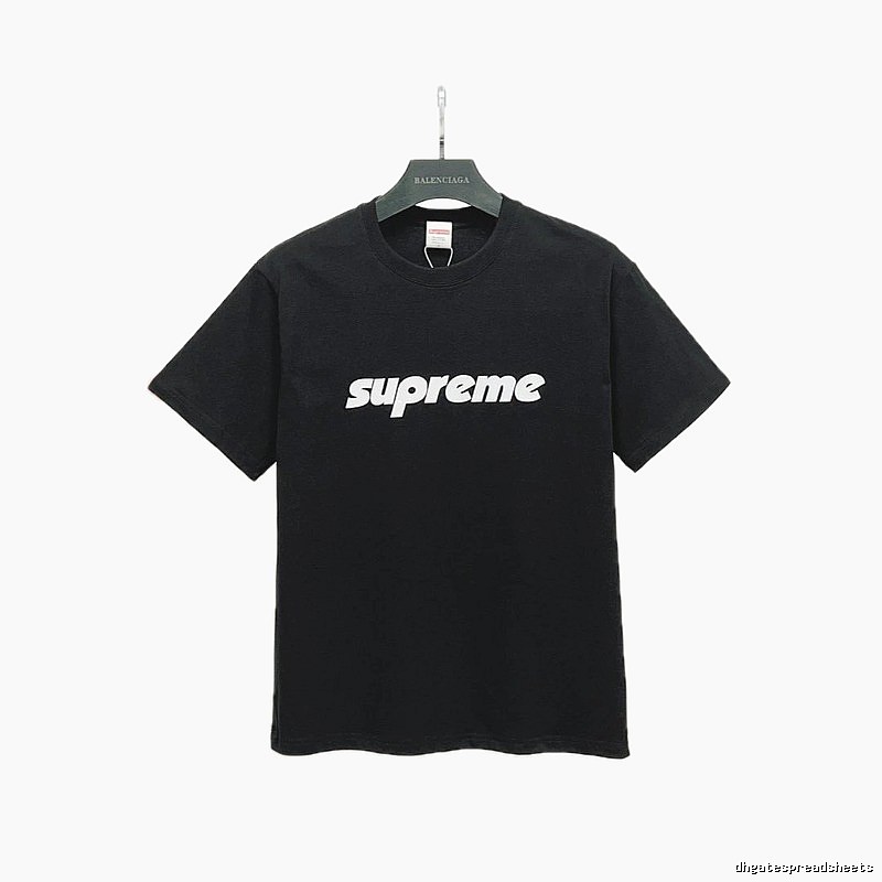 Supreme Classic Logo Street Style Black Short-sleeve T-shirt