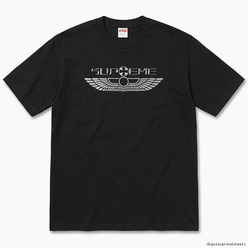 Supreme Flight Series Trendy Cool Black T-shirt