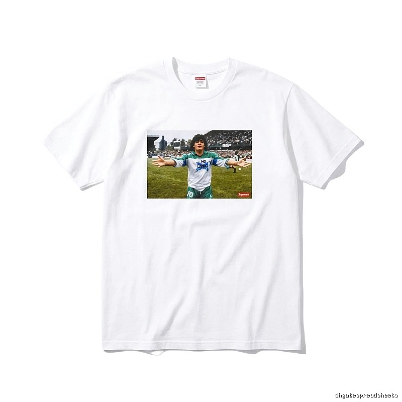 Supreme Maradona Series White T-shirt