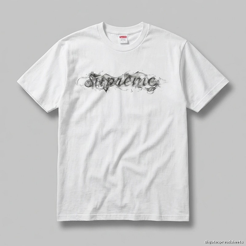 Supreme Smoke Style White T-shirt