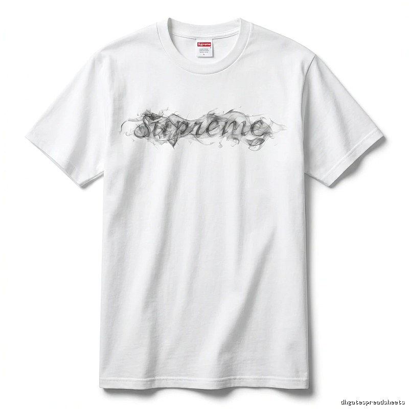 Supreme Smoke Style White T-shirt