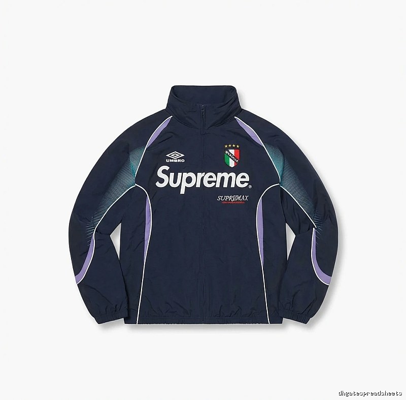 Supreme sporty dark blue jacket