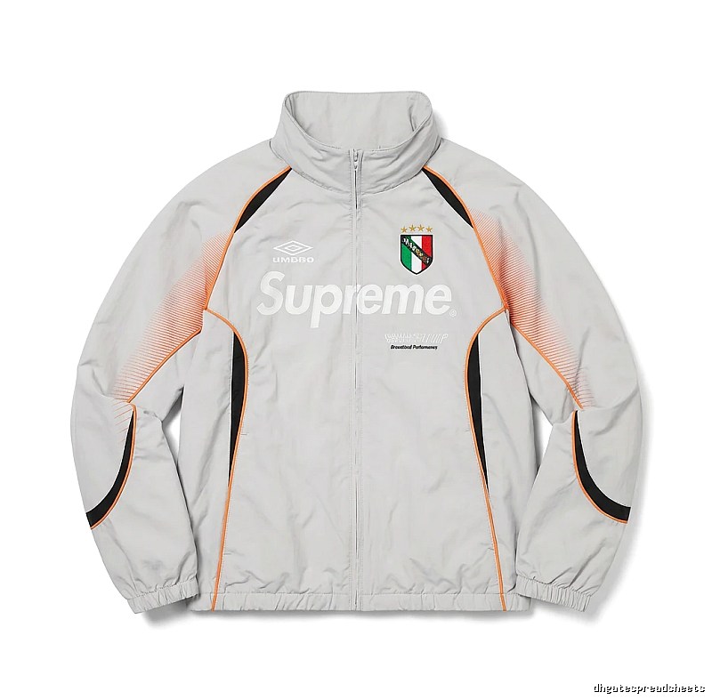 Supreme sporty light gray jacket