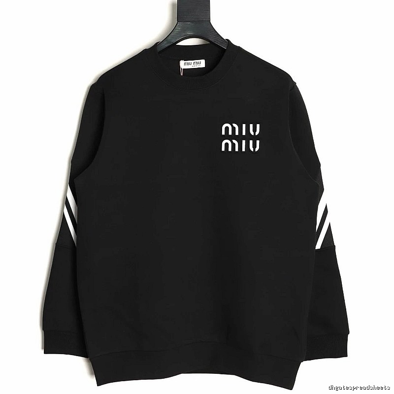 Sweatshirt by Miu Miu with Black Sweatshirt with White Miu