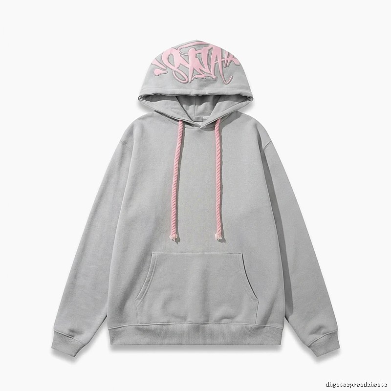 SynaWorld Graffiti Style Light Gray Hoodie