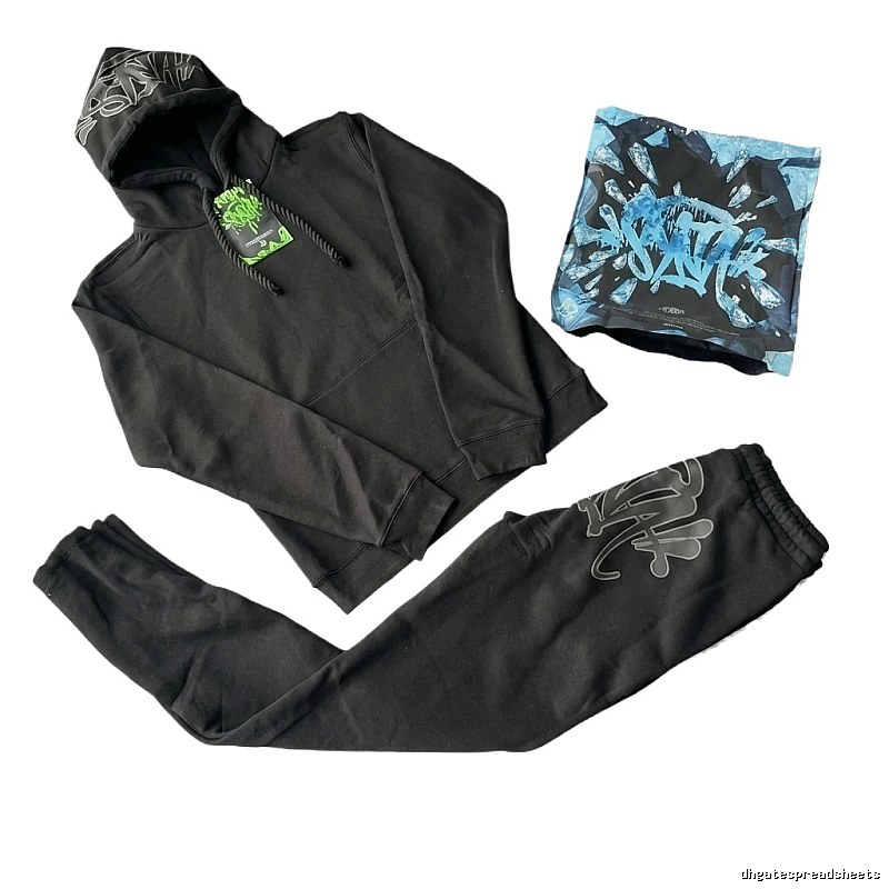 SynaWorld trendy and cool style black suit