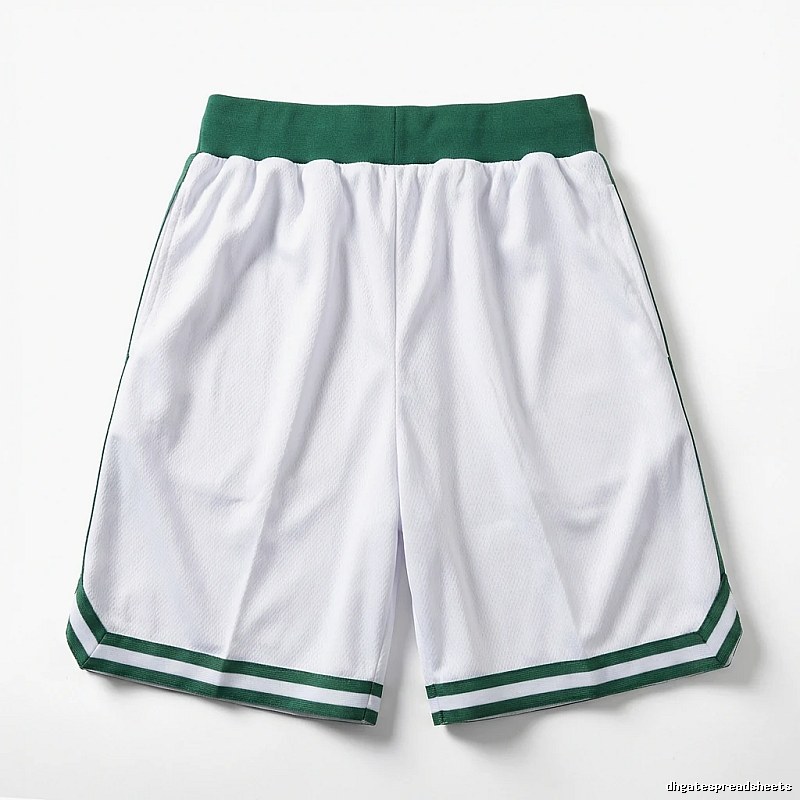 Tatum sporty white-green shorts