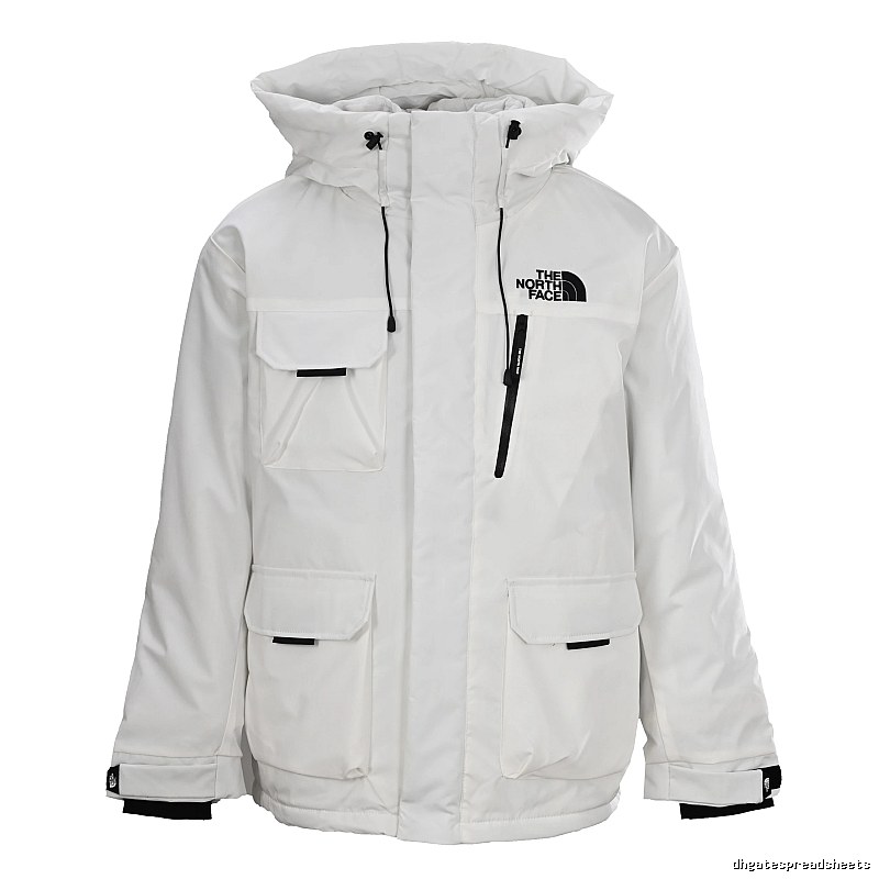 The North Face Utility Snow Jacket with hooded build in White