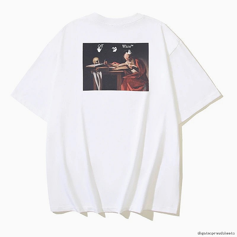 Thrasher Urban Flame logo T-shirt White Red Thrasher with Statement Pattern