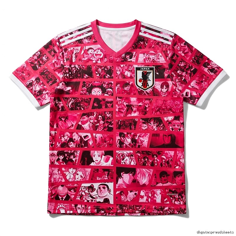 Tokyo Ghoul anime-style red short-sleeve