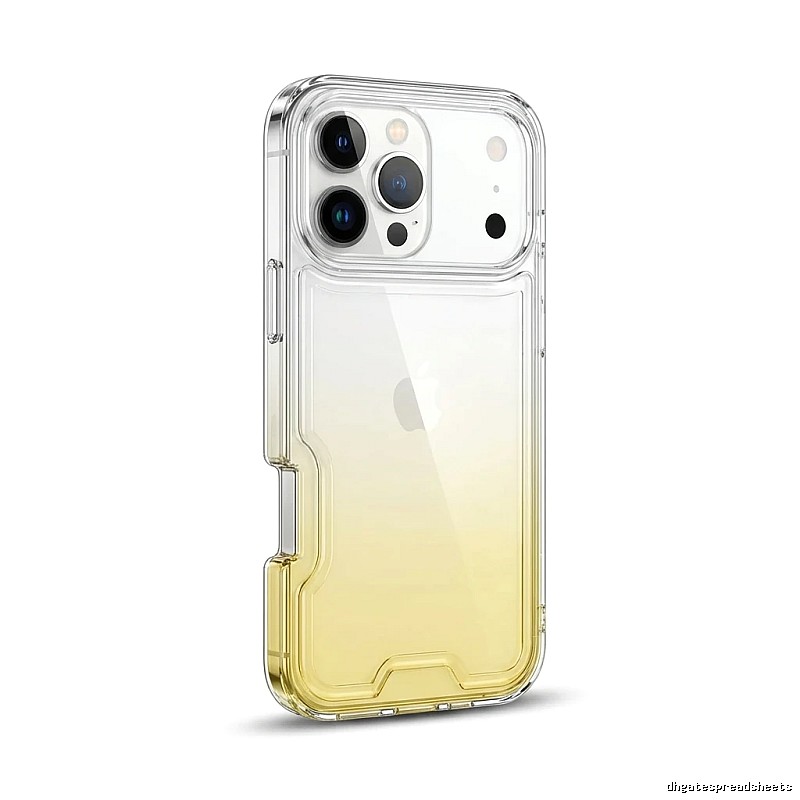 Transparent trendy iPhone phone case