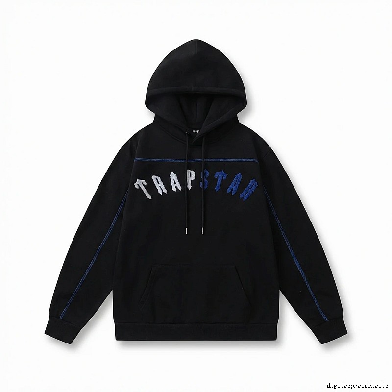 Trapstar Letter Style Black Sweatshirt