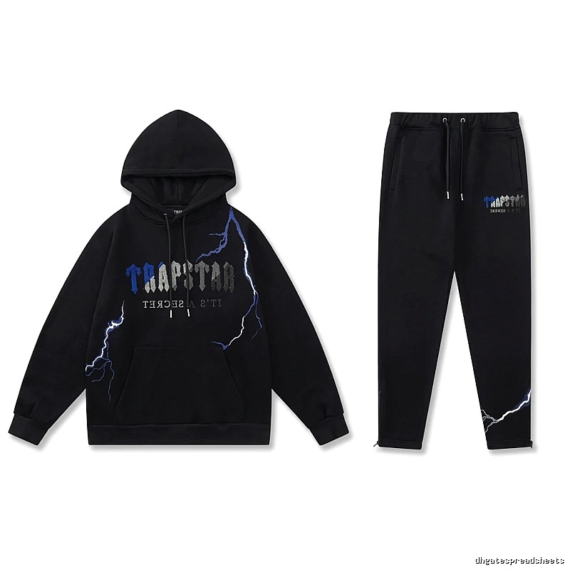 Trapstar Lightning Trendy Cool Black Suit