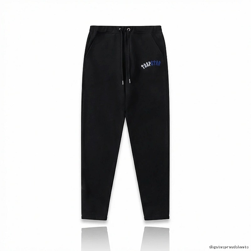 Trapstar minimalist style black sweatpants