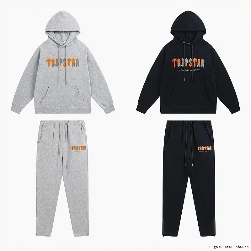 Trapstar Printed Streetwear Set (Grey/Black)