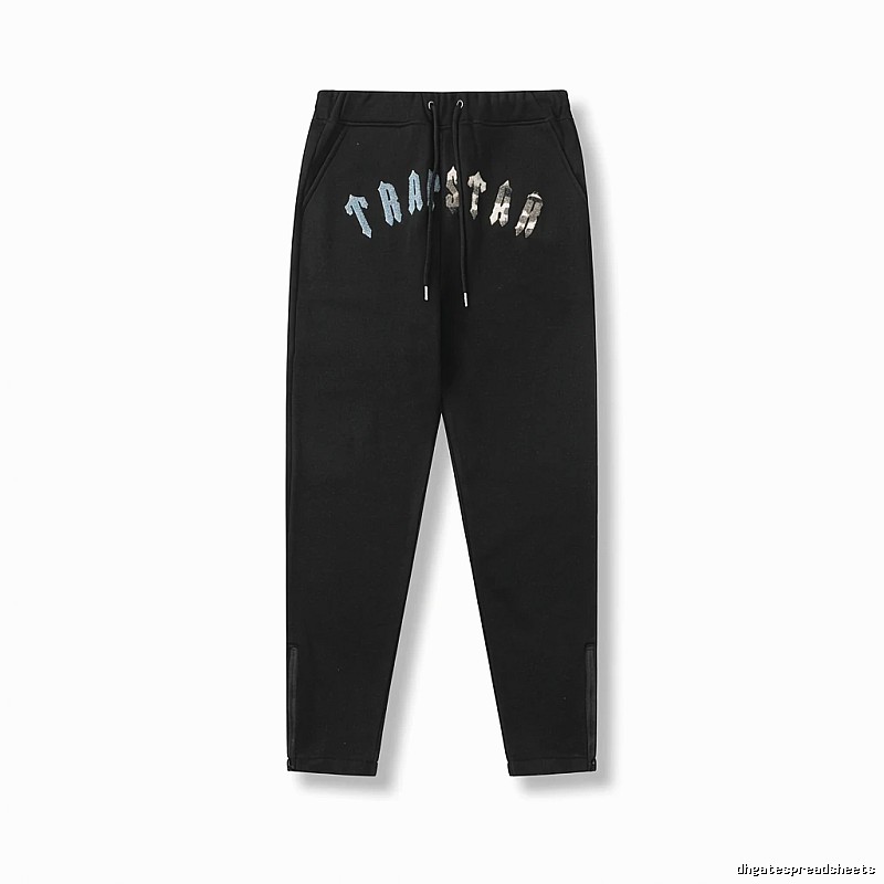 Trapstar street-style black sweatpants