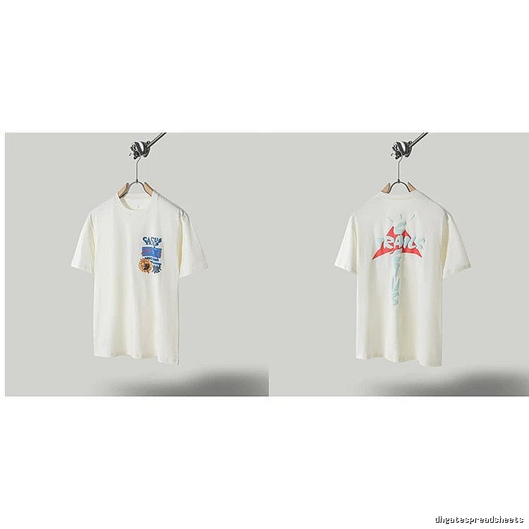 Travis Scott Graffiti Street Style Off-white T-shirt