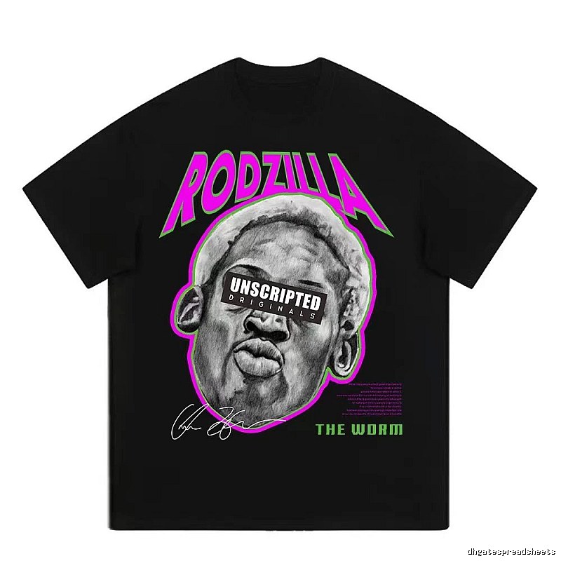 Tupac Daily Portrait graphic T-shirt Black Tupac Collage with Visual Detail