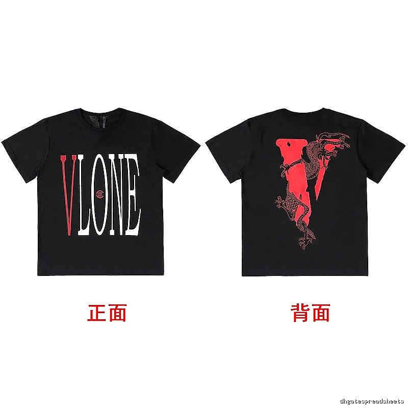 Vlone Daily Logo T-shirt Black Purple Vlone for City Outfits