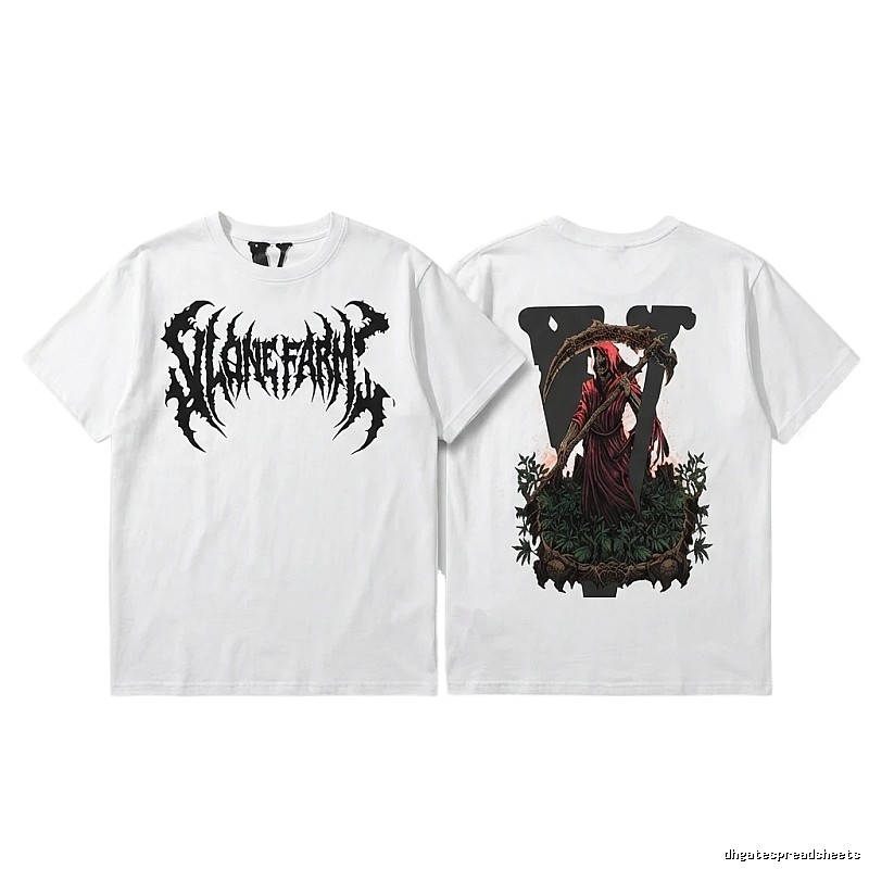 Vlone dark style white T-shirt