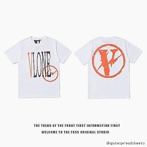Vlone Logo Detail Logo T-shirt Black Purple Vlone with Functional Detail