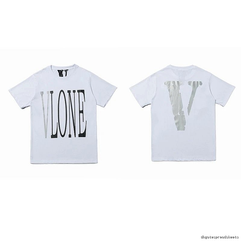 Vlone Patterned Logo T-shirt Black Purple Vlone with Signature Styling
