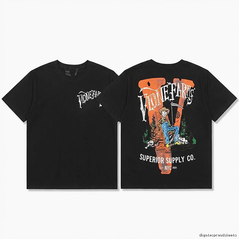 Vlone Printed Dark Style T-shirt