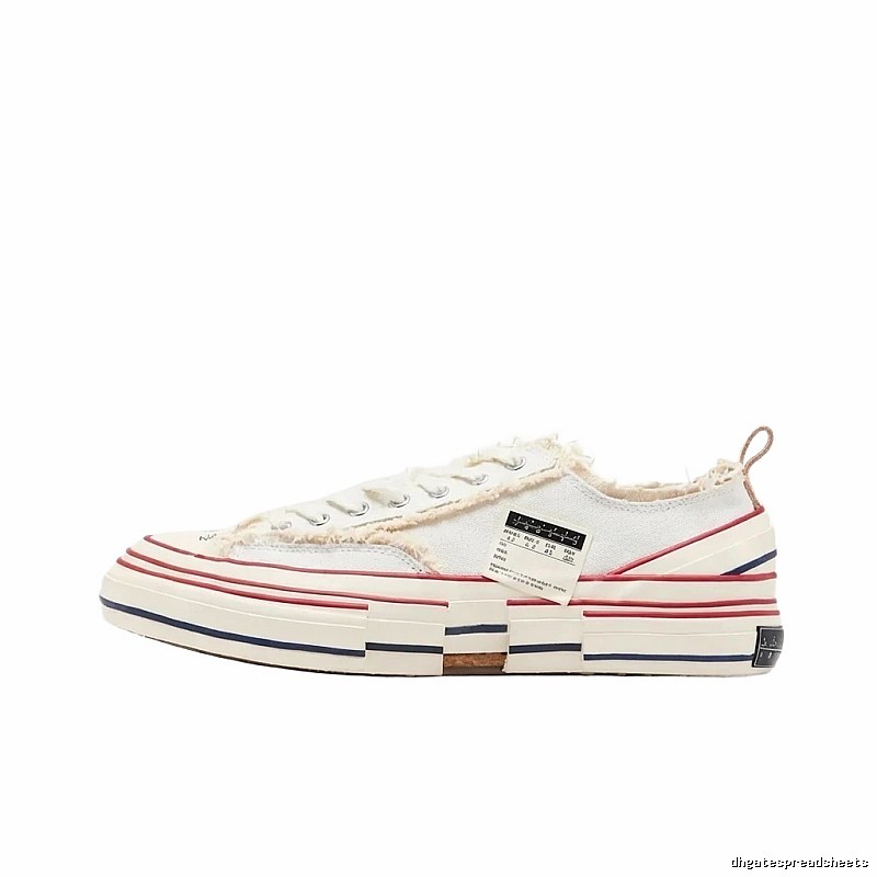 Xvessel Vulcanized Retro-style White Shoes